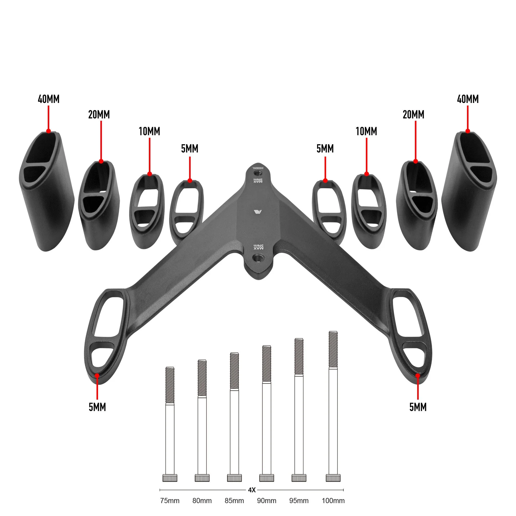 A3A High Riser Kit mit BTA-Brücke – Bild 3